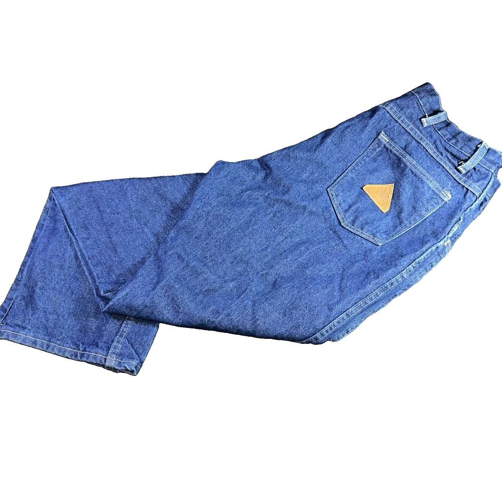 Bulwark FR Jeans Mens 38x32 Flame Resistant Workwear Regular Straight Denim 38